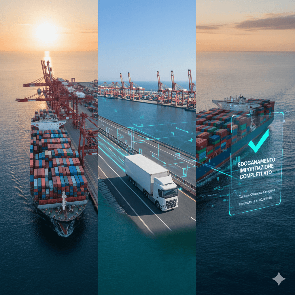 sdoganamento importazione completato - onecompany